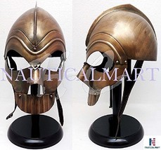 Halloween Medieval Viking Mask Spectacle Helmet Armour Spartan Helmet - £143.96 GBP