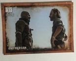 Walking Dead Trading Card #4 Andrew Lincoln Seth Gilliam Orange Background - $1.97