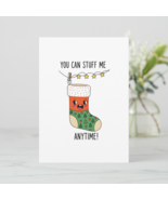 Beesonpage Funny Stocking Greeting Card Naughty Holiday Card for Adults,... - $303.77 MXN