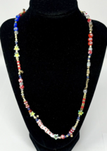 Erimish Patriotic USA Beaded Necklace, New - $213.98 MXN