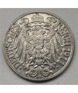 1911-G Germany 25 Pfennig AU+ Coin AD893 - £28.09 GBP