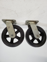 2 Pack Of Castor Wheels Apex Swivel 7-1/2&quot; (2 Qty) - £80.59 GBP