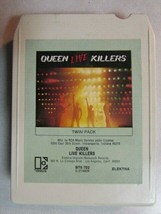Queen Live Killers Vintage 1979 8 Track Twin Pack*Tested*Elektra S214609 Vg+ Oop - £27.26 GBP