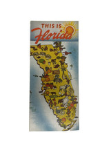 Vintage &quot; Questo È Florida &quot; Florida Agriculture Dept Brochure 1950s - $47.66