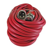 Red 25 Ft Foot Feet 3Pin Xlr Microphone Extension Cable Mic Shielded Patch Cord - £30.05 GBP