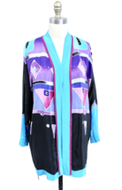 Vintage Shekina Silk Kimono Jacket Hand Painted Wearable Art O/S 12-16 - $222.70