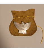 Vintage 1920s Mother of Pearl Large Iridescent Shell Carved Eagle Bird P... - $61.99 CAD