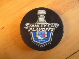 2016 New York Rangers NHL Official Stanley Cup Playoff Souvenir Puck W Hologram! - £3.07 GBP