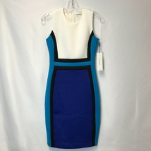 Calvin Klein Women&#39;s Colorblock Sheath Dress (Size 4) - £65.73 GBP