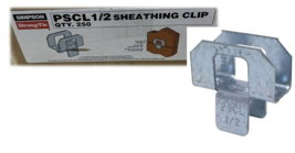 Simpson Strong-Tie PSCL-1/2 Galvanized Steel Plywood Clip, 20-Ga, 1/2&quot; (... - $26.73