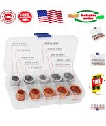 Universal Oil Drain Plug Crush Washers - 100 Pack for Cars &amp; Motorcycles - $627.56 MXN