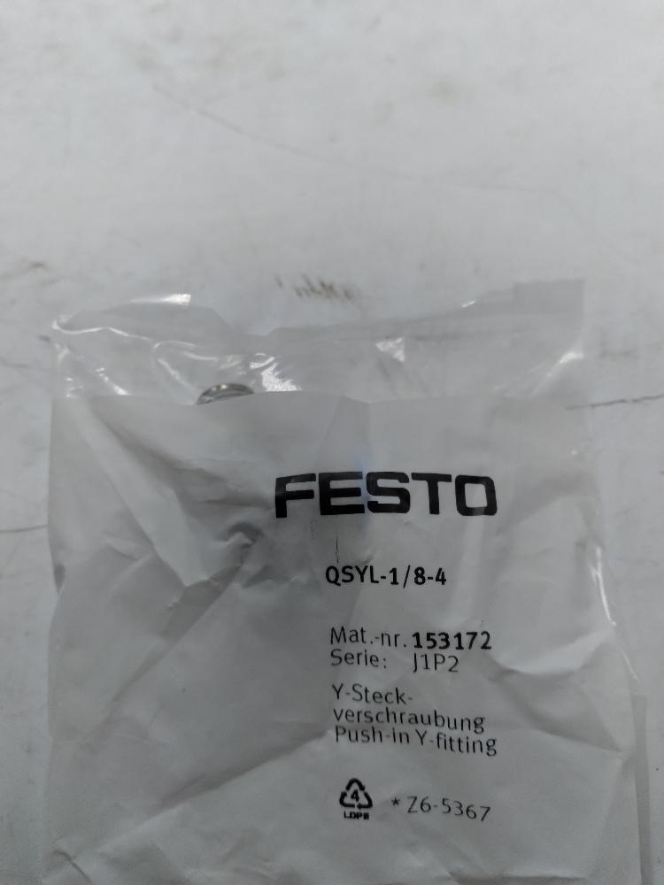 NEW  QSYL-1/8-4 153172 Y Socket Fitting  - $4.25