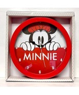Disney Minnie Mouse Wall Clock Office Home Wall Decor 9.5 Inches - €15,95 EUR