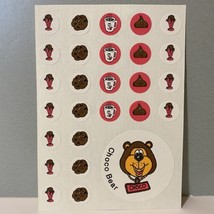 Vintage CTP Scratch ‘N Sniff Chocolate Choco Bear Stickers - Matte - £19.66 GBP