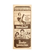 1966 Elvis Presley Paradise Hawaiian Style Movie Advertisement Drive In ... - $41.13 CAD