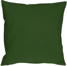 Caravan Cotton Forest Green 20x20 Throw Pillow, Complete with Pillow Insert - £25.29 GBP