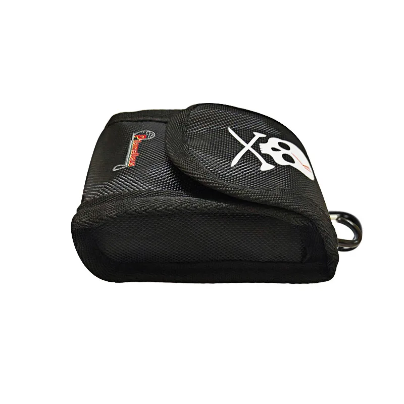 Sporting Portable Skull Golf Rangefinder Leather Bag With Carabiner Golf Bag Sto - £23.81 GBP