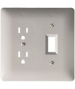 TayMac MW2400W Masque Series Nonmetallic Wallplate, One Duplex, One Togg... - €27,56 EUR
