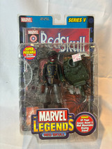 2003 TOY BIZ Marvel Legends RED SKULL Figure &amp; Comic Factory Sealed Blister Pack - £23.49 GBP
