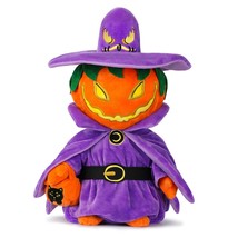 Pumpkin Witch Plush Toy, 15&quot; Spooky Cute Jack O&#39;Lantern Stuffed Plushie Pillow D - £21.20 GBP