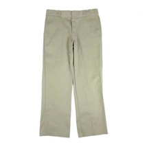 DICKIES Original Fit 874 Twill Work Pants Men&#39;s 36x30 Workwear Khaki Green - £15.43 GBP