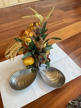 1970s SCALLOPED SHELL DISH with flowers - €23,45 EUR