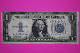 1934 $1 One Dollar Funny Back Silver Certificate PR1606 Guaranteed Authentic 17 - $44.99