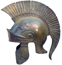 Roman Centurion 100% Bronze Helmet Museum Replica Reproduction - £933.73 GBP