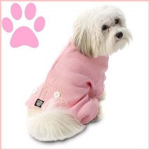 Petrageous Pink Thermal Long John Style Dog Pajamas  &quot; FREE TOY&quot;  S/M - £12.59 GBP