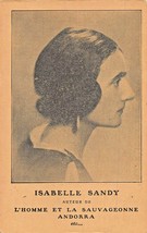 Isabelle Sandy French POET-WRITER-RADIO Presenter~Advert Order Postcard - £2.89 GBP