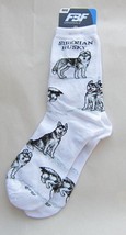 Adult Medium Siberian Husky Dog Breed Poses Footwear Dog Socks 6-11 - £9.64 GBP