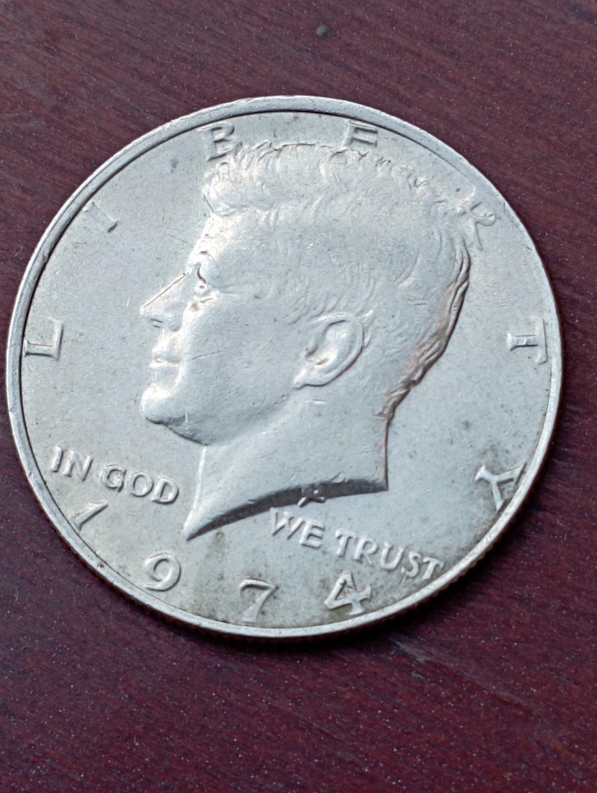 Primary image for Half Dollar Kennedy 1974 no mint