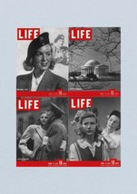 Life Magazine Lot of 4 Full Month of April 1943 5, 12, 19, 26 WWII ERA - £30.33 GBP