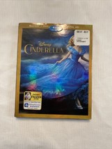 Cinderella Live Action Blu-ray + DVD + Digital NEW SEALED w/slipcover Disney - $7.84