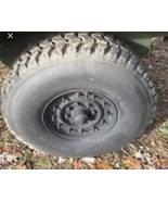 MILITARY HUMVEE SPARE TIRE + RIM 37” M998 HMMWV H-1 HUMMER GOODYEAR MT 5... - $299.00