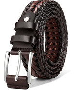 Braided Belts For Men-Big and Tall Leather Belt - $34.99+