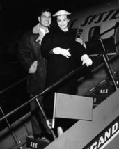Anita Ekberg &amp; Anthony Steel At Airport 8X10 Photograph Reprint - £6.67 GBP