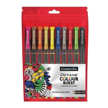 Classmate Octane Colour Burst - (Assorted) - Pack of 10 Pens - £10.17 GBP