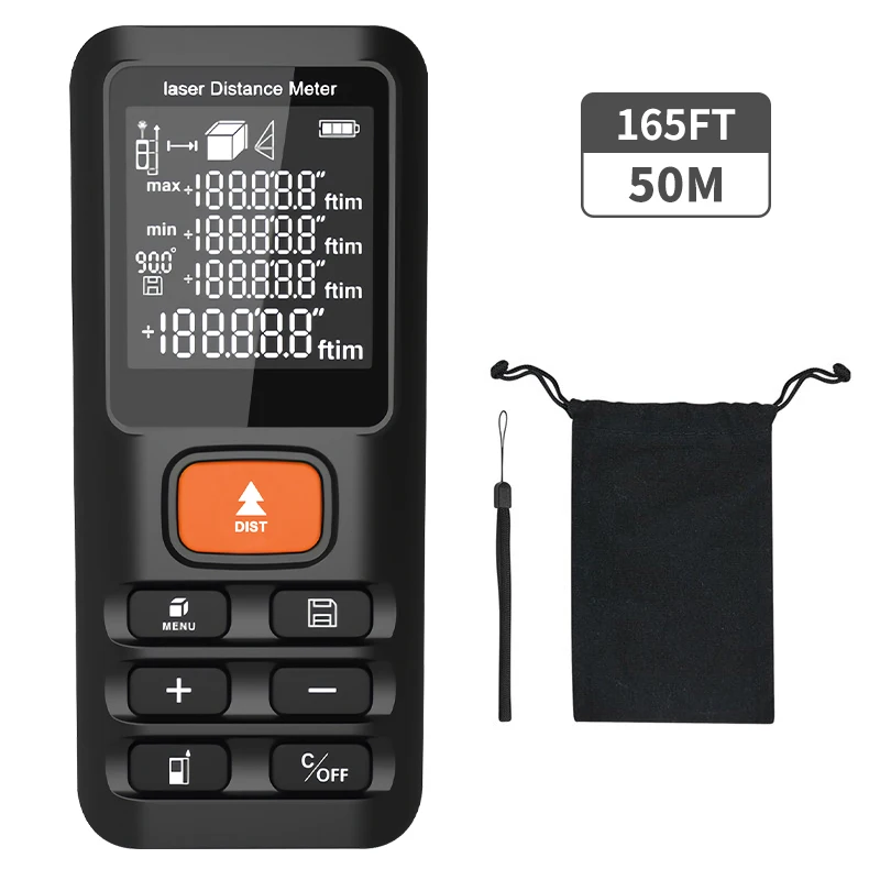  display laser distance meter trena digital with laser puissant electronic bubble level thumb200