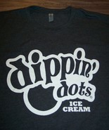 DIPPIN DOTS Ice Cream T-Shirt MENS LARGE Gray - $19.80