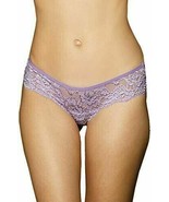 THONG PANTY STRETCH LACE STRAPPY BACK COLOR LILAC SIZE XL 16-18 - £7.84 GBP
