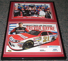 Trevor Bayne Daytona 500 Signed Framed 12x18 Photo Display - £97.33 GBP