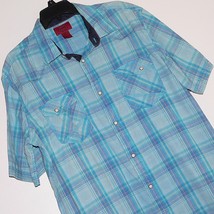 FOUNDRY YOUNG MEN&#39;S XLT PEARL SNAPS SHORT SLEEVE SHIRT ~ VGC ~ EXTRA LAR... - $24.38 CAD