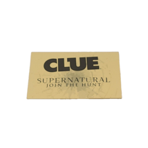 CLUE SUPERNATURAL Join the Hunt Board Game Piece Clue Card Envelope - $14.84