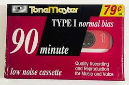VINTAGE ToneMaster 90min Cassette Tapes, Low NoiseNEW! - $7.91