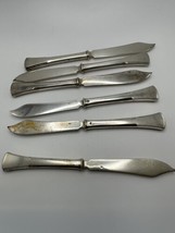 Vintage 800 Silver 7” Fruit Knives Set Of 6  - £188.02 GBP