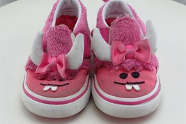VANS Toddler Girls 5 Medium Pink Loafer Fabric - £17.21 GBP