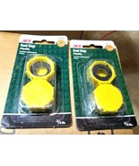 Qty-4. ACE 72014 Yellow Plastic Hose End Caps, 3/4&quot;, 4 pk.  FREE SHIPPING - $9.77