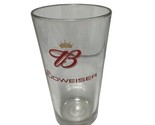 Budweiser Beer Crown Standard Pint Glass 16 oz - £10.91 GBP