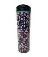 Starbucks 2018 Valentine&#39;s Day Floral Flowers Hearts Acrylic Tall Tumble... - $373.95 MXN